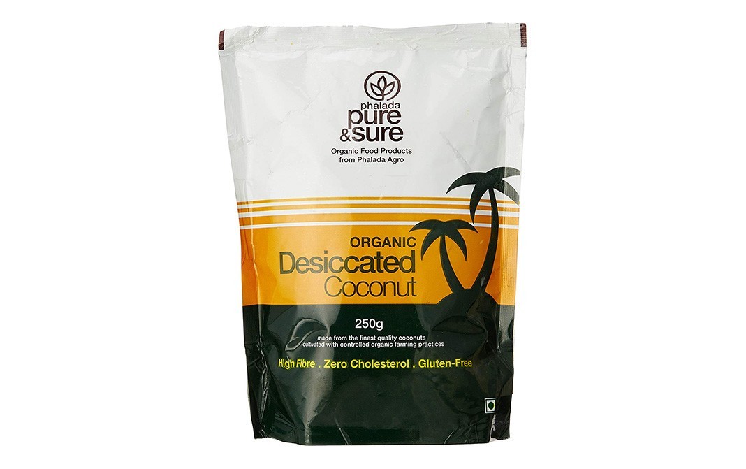 Pure & Sure Organic Desiccated Coconut    Pack  250 grams